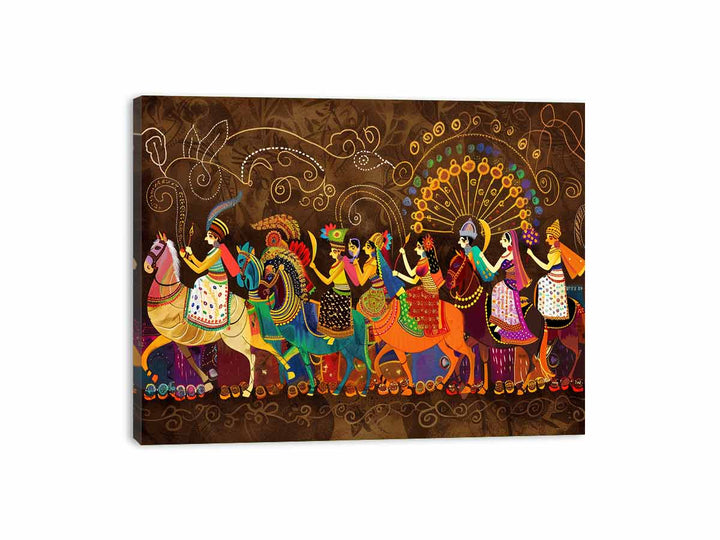 Indian Wedding  Canvas Print