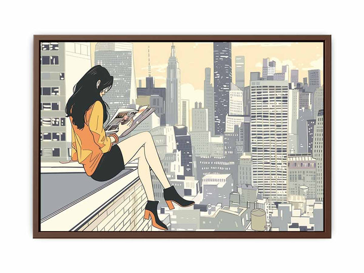 Roof Top Skyline  Poster