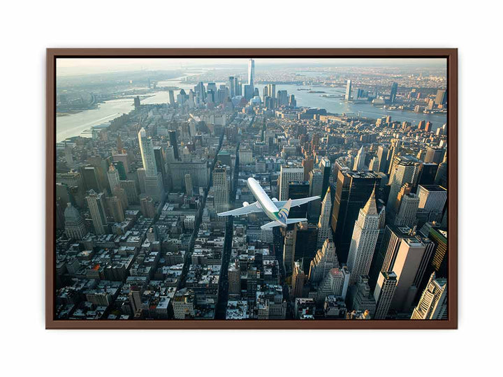 Flight  Over New York  Poster