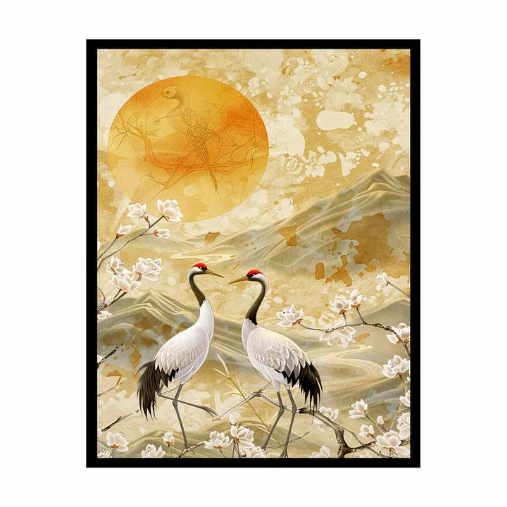 Cranes  Painting