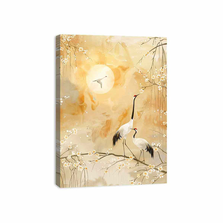 Cranes  Canvas Print