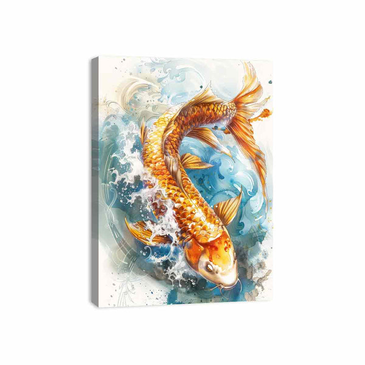 Lucky Koi Canvas Print