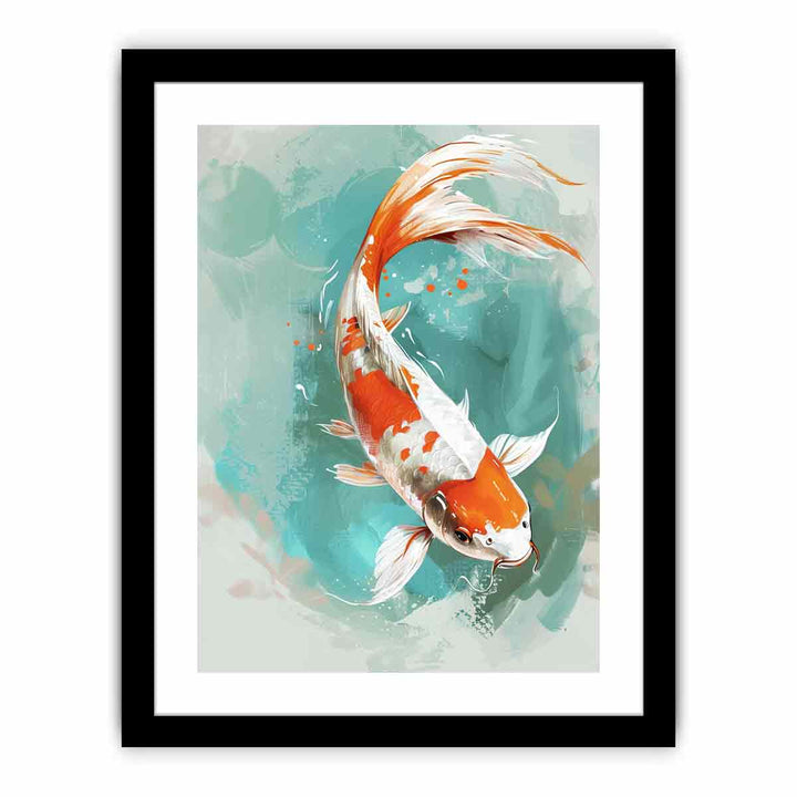 Lucky Koi Fish  Art Print