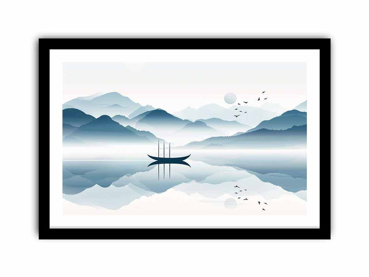 In the Lake   Art Print