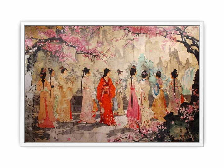 gorgeous Hanfu Framed Print