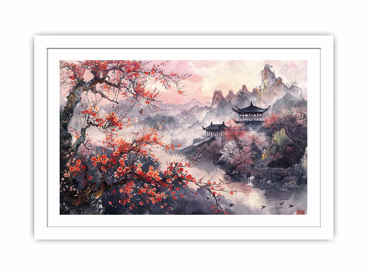  Plum Blossoms Streched canvas