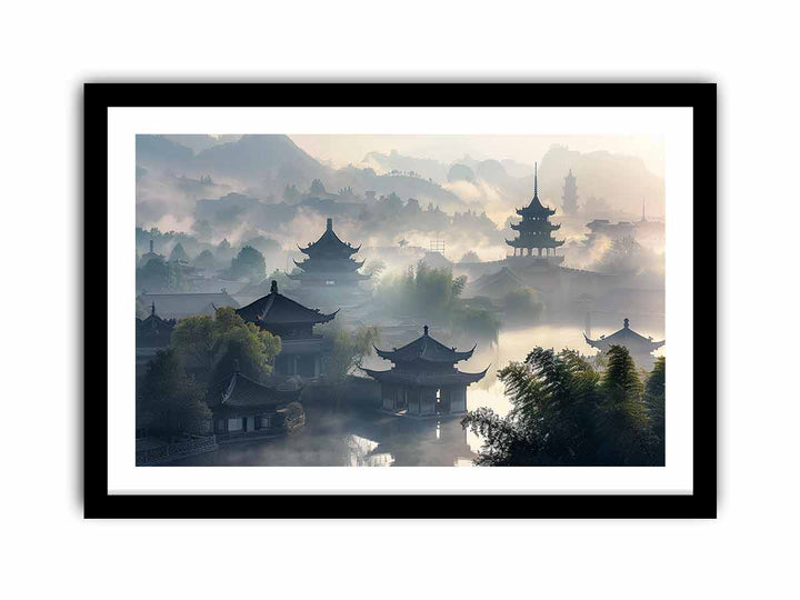 Morning Mist   Art Print