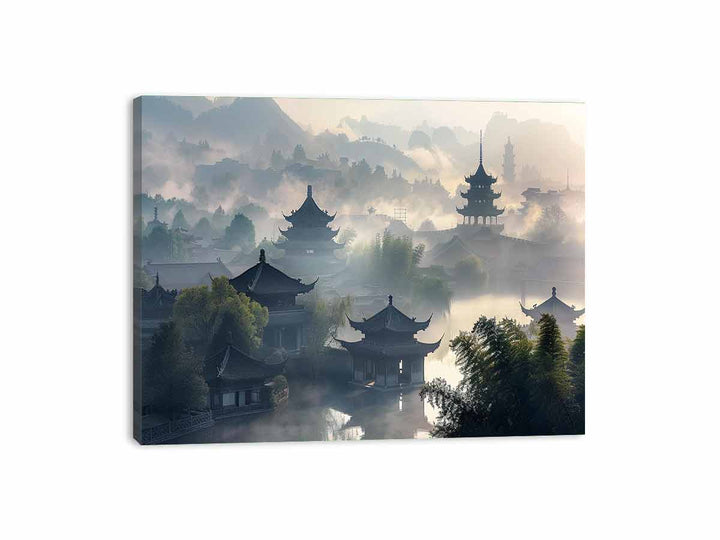 Morning Mist  Canvas Print