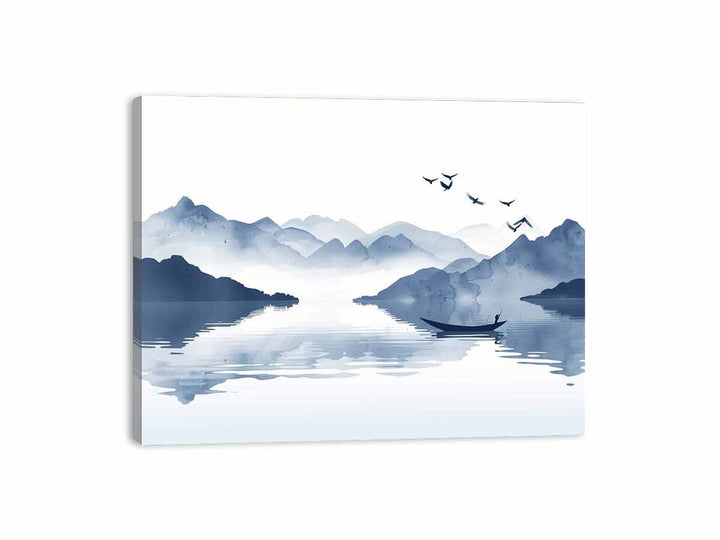 In the Lake  Canvas Print