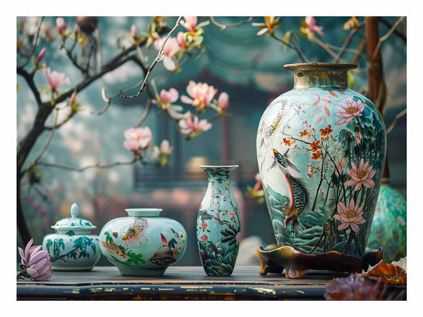 Vases and Tea Sets