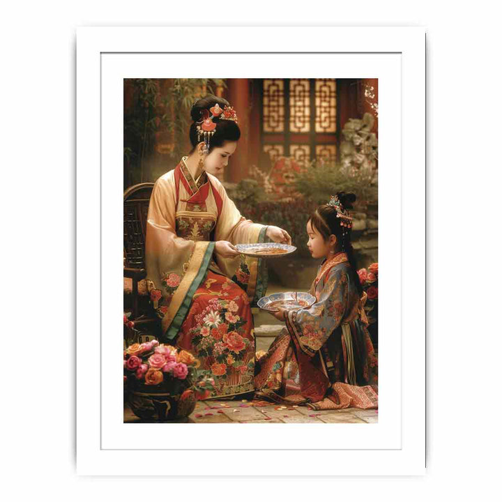 Chinese Empress Streched canvas