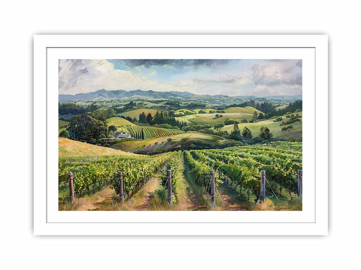 South Australia Vineyard  Streched canvas