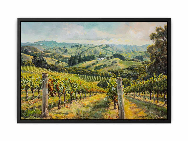 South Australia Vineyard   Painting