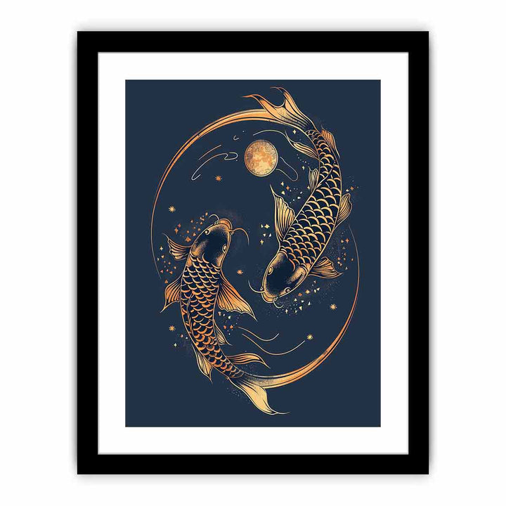 Lucky Koi Fish   Art Print