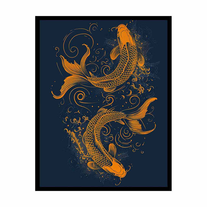 Lucky Koi Fish   Painting