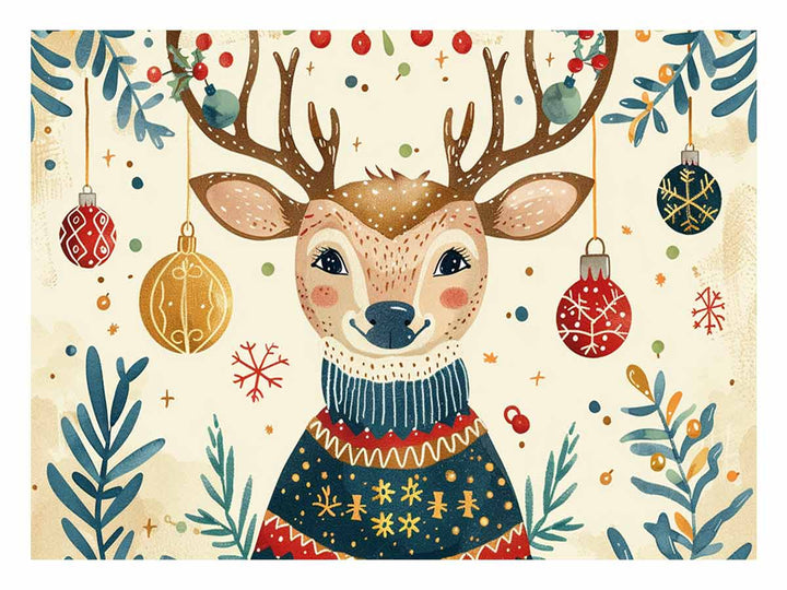 Festive  Deer 