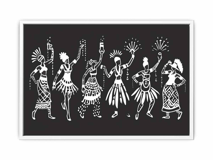 Dance in Africa  Framed Print