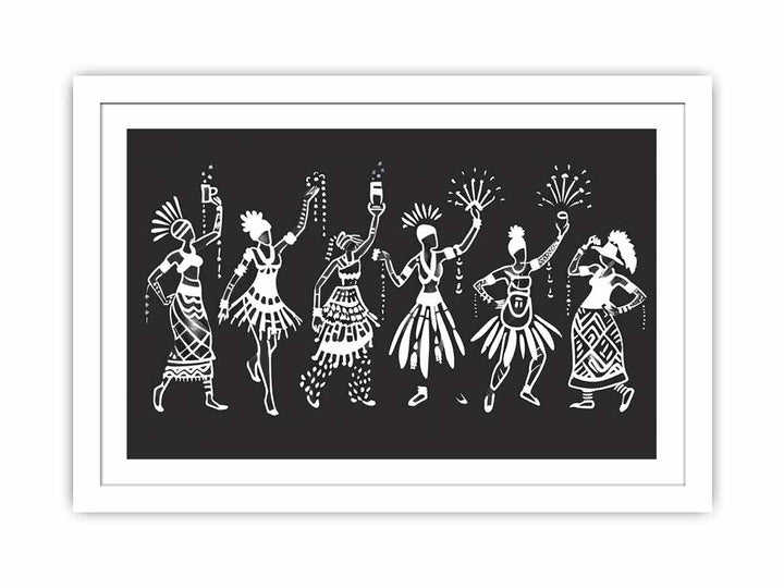 Dance in Africa  Streched canvas