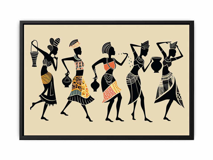 Dance in Africa   Painting