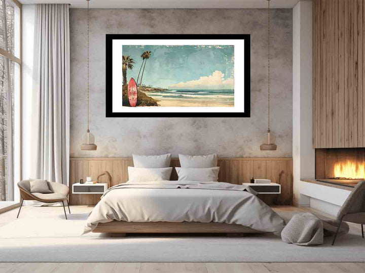 Beach Art  Painting Art Print