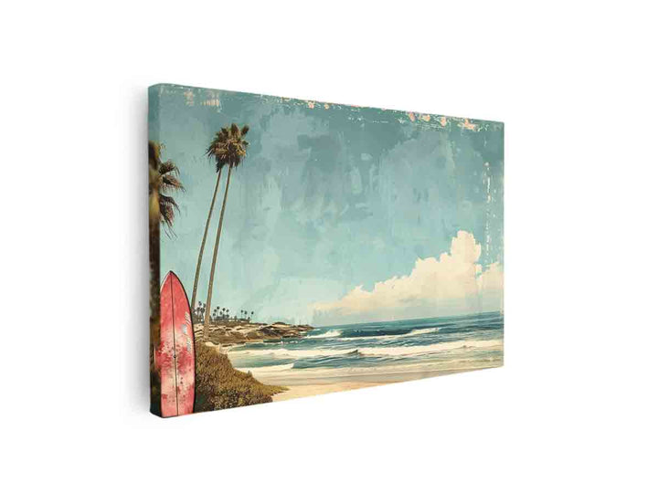 Beach Art  Painting canvas Print