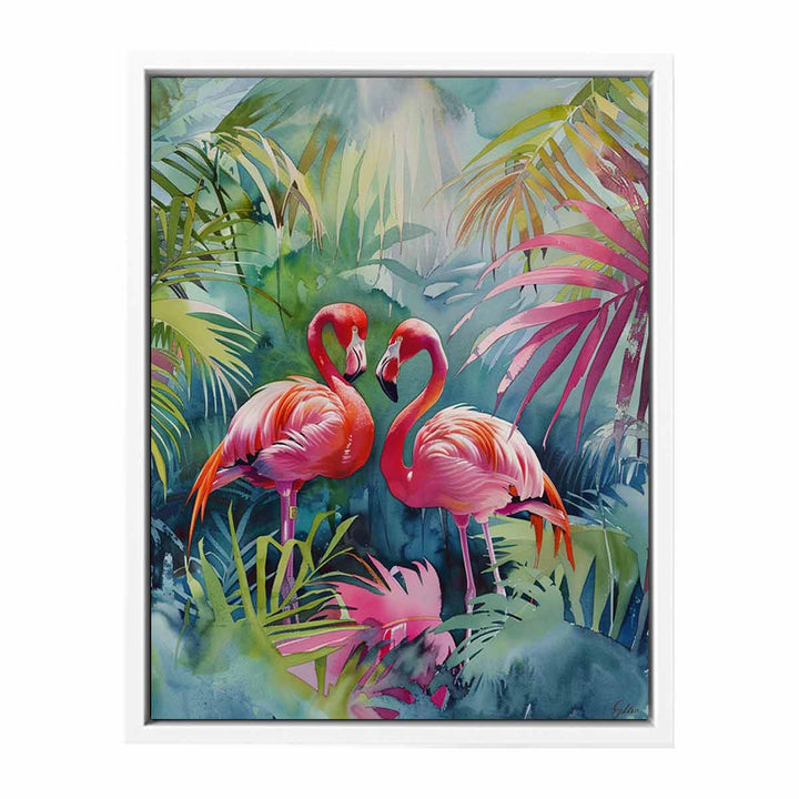 Flamingo Pair  Painting