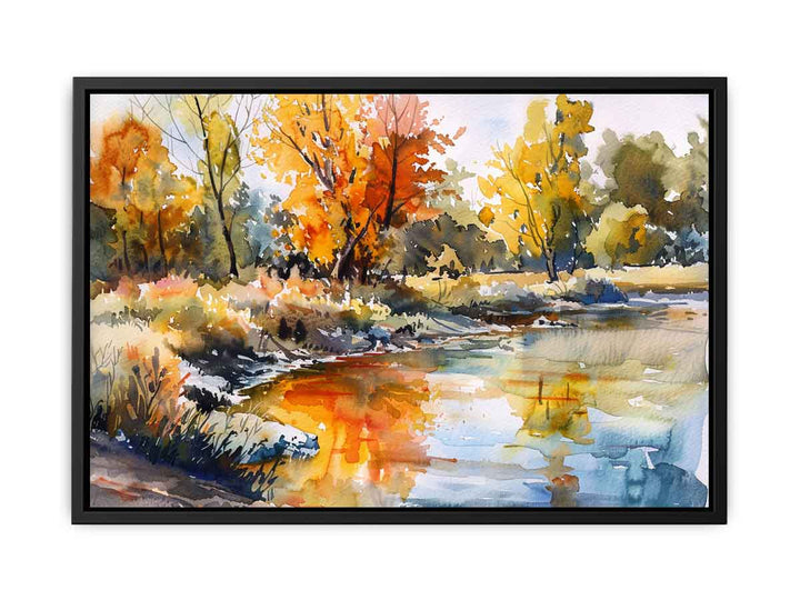 Watercolor Paining canvas Print