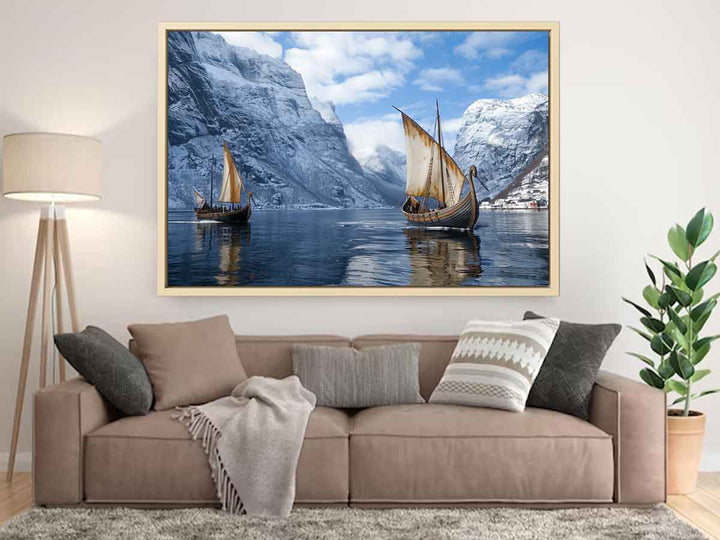 Viking Ship  Art Print