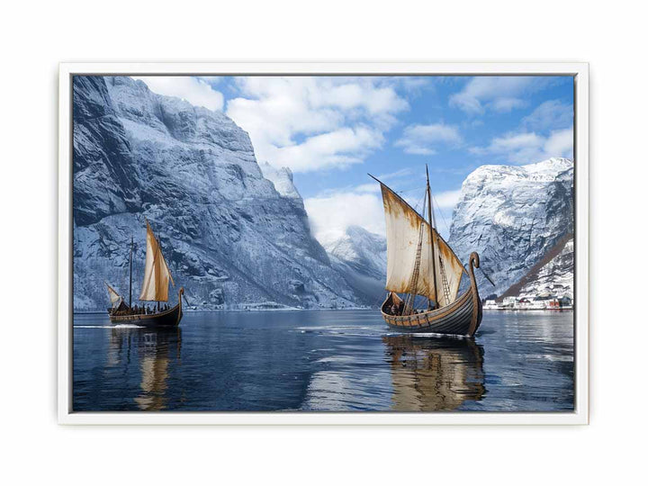 Viking Ship Painting