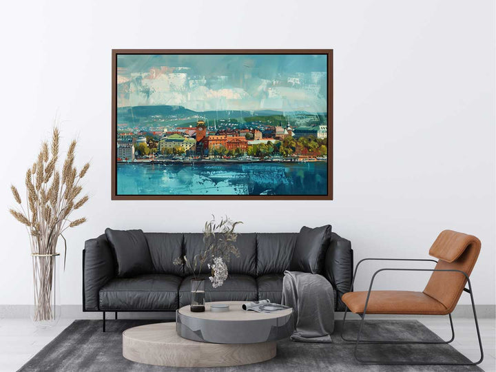 Olso City Painting  Art Print