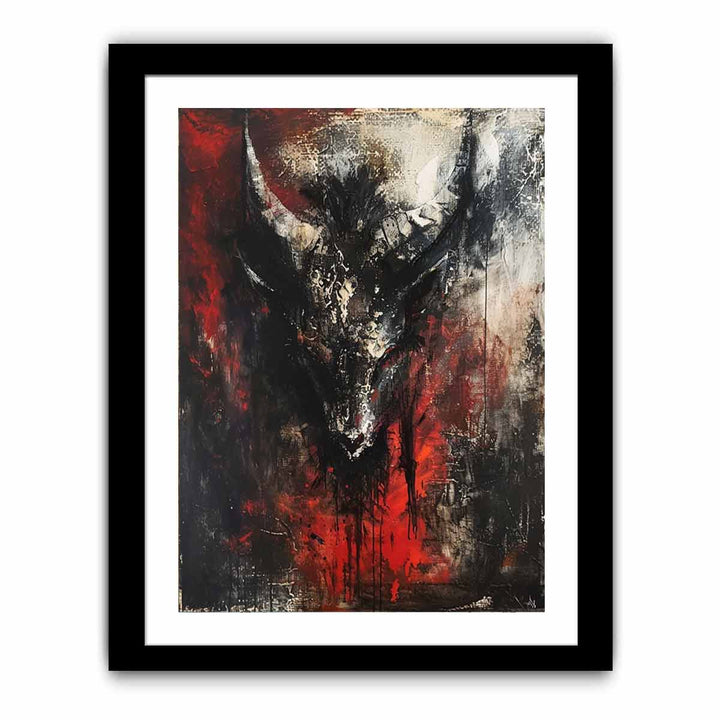 Devil Art framed Print