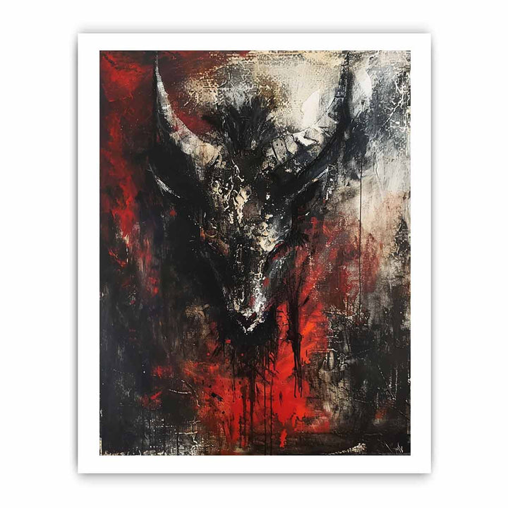 Devil Art framed Print