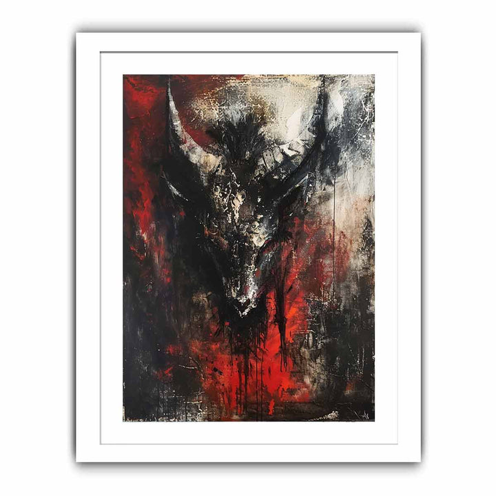 Devil Art framed Print