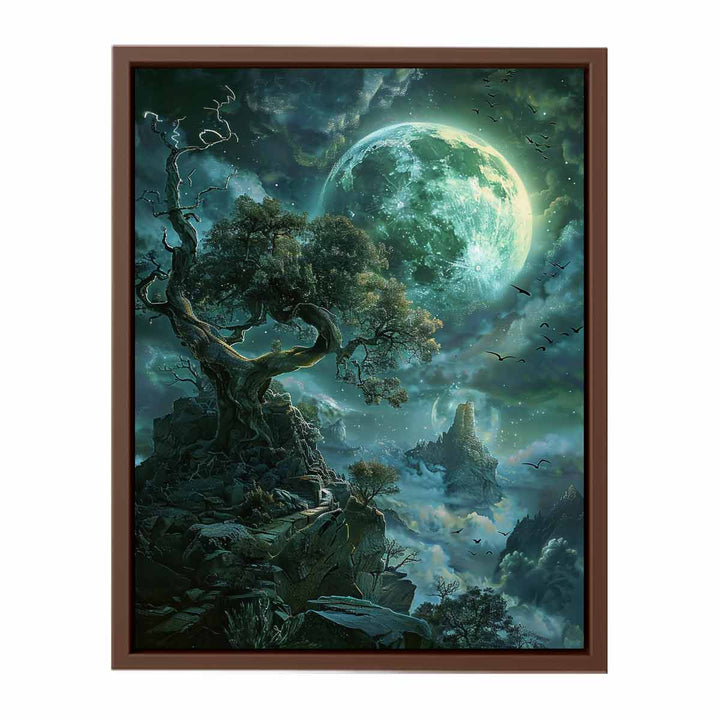 Fantasy moon Painting