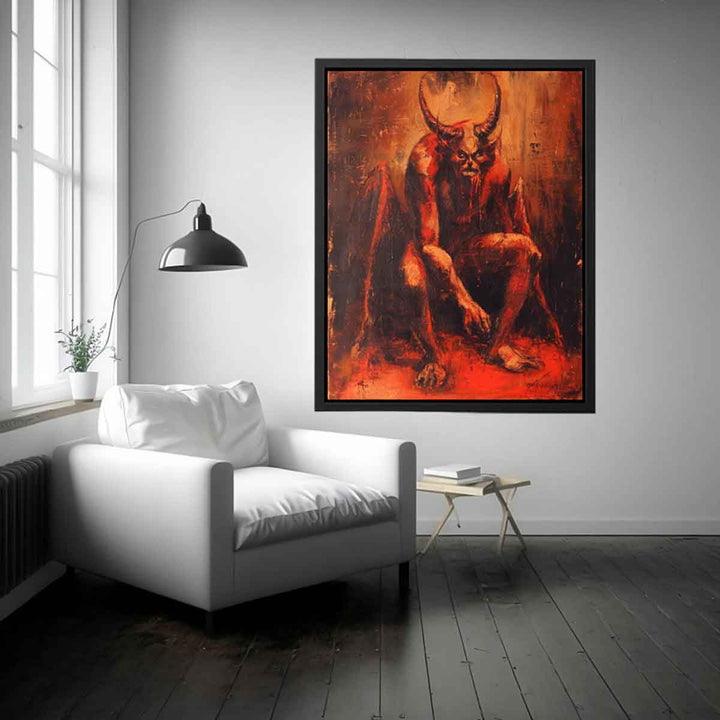 Devil Painting Art Print