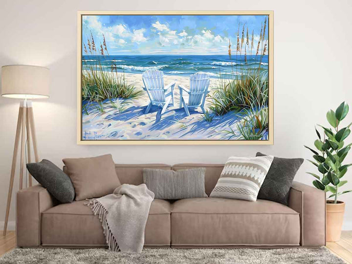 Serene Beach Art Print