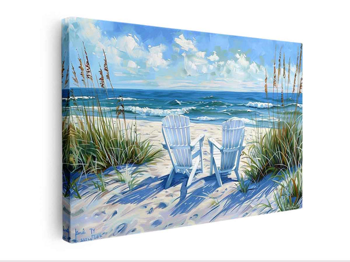 Serene Beach canvas Print