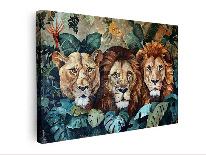 Animals Harmony canvas Print