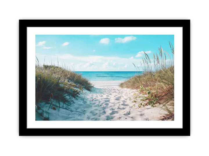 To Oceean framed Print