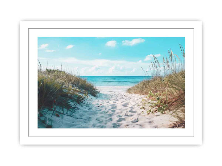 To Oceean framed Print