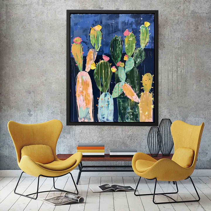 Cacti Painting Art Print