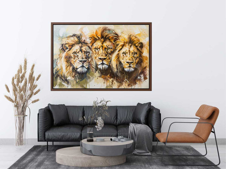 Lions Art Art Print