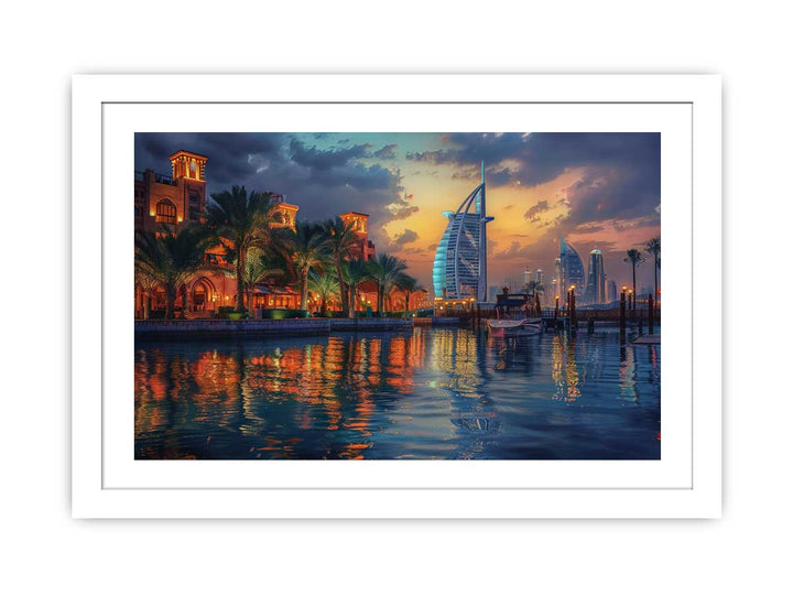 Dubai Painting framed Print