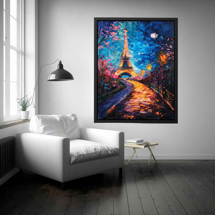 Eiffel Tower Painting  Art Print