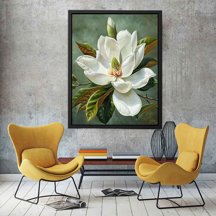 Magnolia Grandiflora Painting Art Print