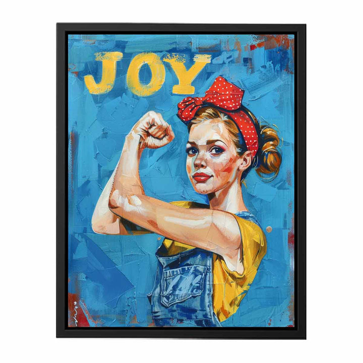 Joy Painintg canvas Print