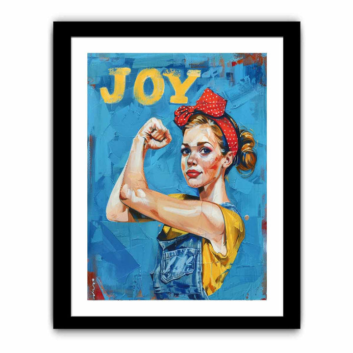 Joy Painintg  framed Print