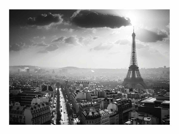 Paris  Black & White Art Print