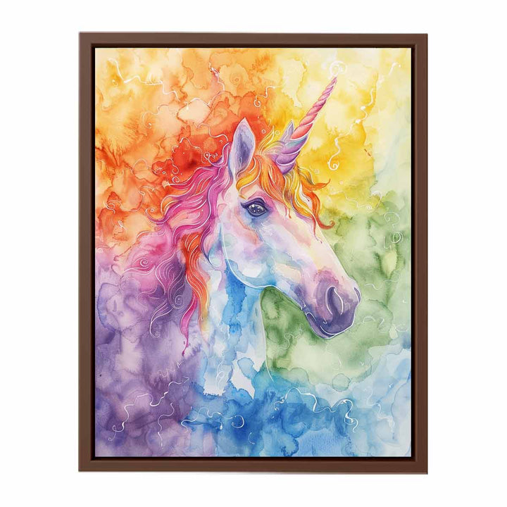 Unicorn Watercolor Painting