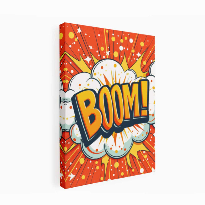 Boom! Art canvas Print